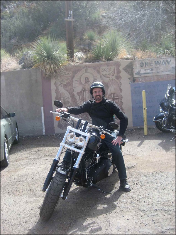 Jean Bourret, Motorcycle Parking, Bisbee, Arizona